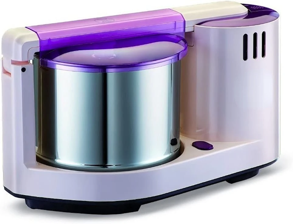 Grind+ Gold Table Top Wet Grinder with Atta Kneader, 110 Volt, 2-Liter, Purple