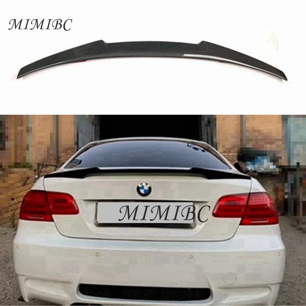 

FOR BMW 3 Series E92 Coupe&E92 M3 M4 Style Carbon fiber Rear Spoiler Trunk wing 2005-2013 FRP Forged carbon