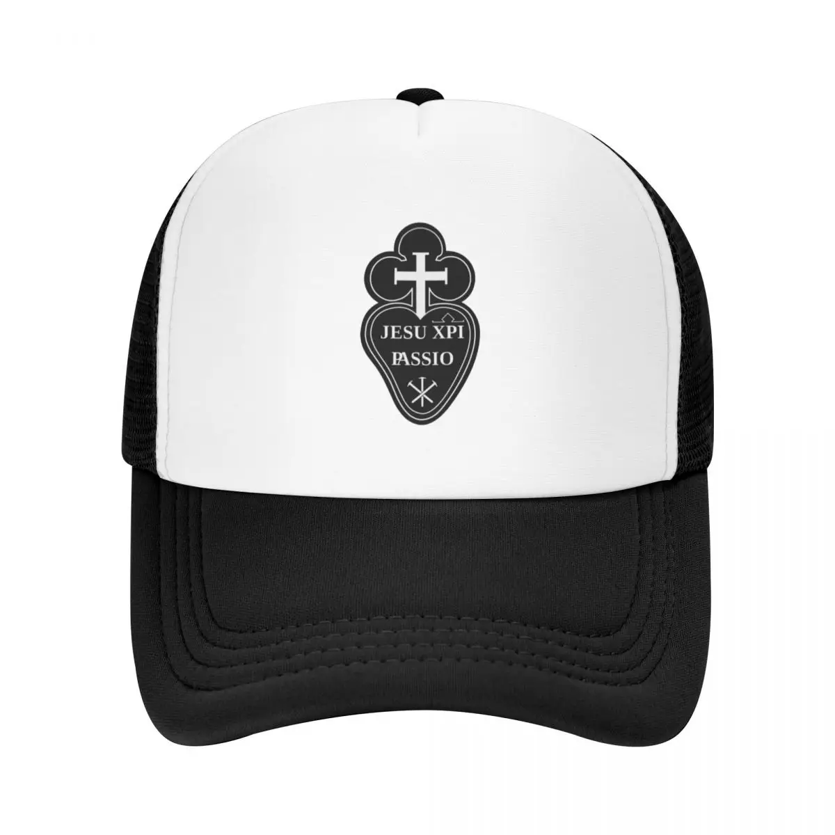 

Jesu XPI Passio, The Passionist emblem, The Passion of Jesus Christ Baseball Cap Golf Hat Mens Hats Women's