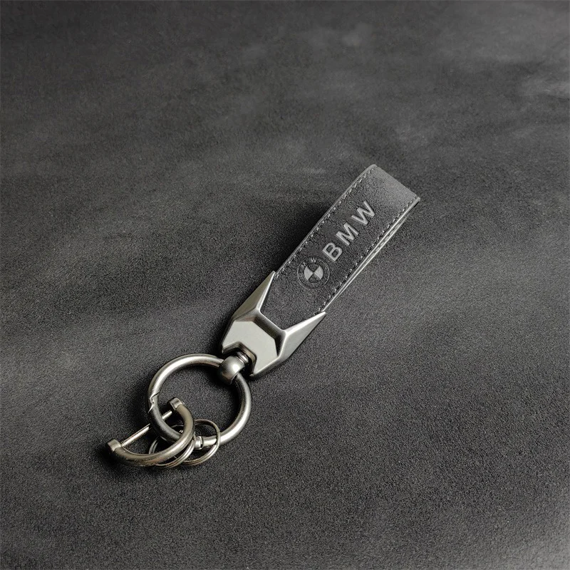

Luxury Leather Car Emblem Keychain Keyring For BMW E60 F10 E46 F30 E90 G11 G12 G30 G38 F20 X5 E70 E39 E36 E87 X7 E92 E91 E28 G20