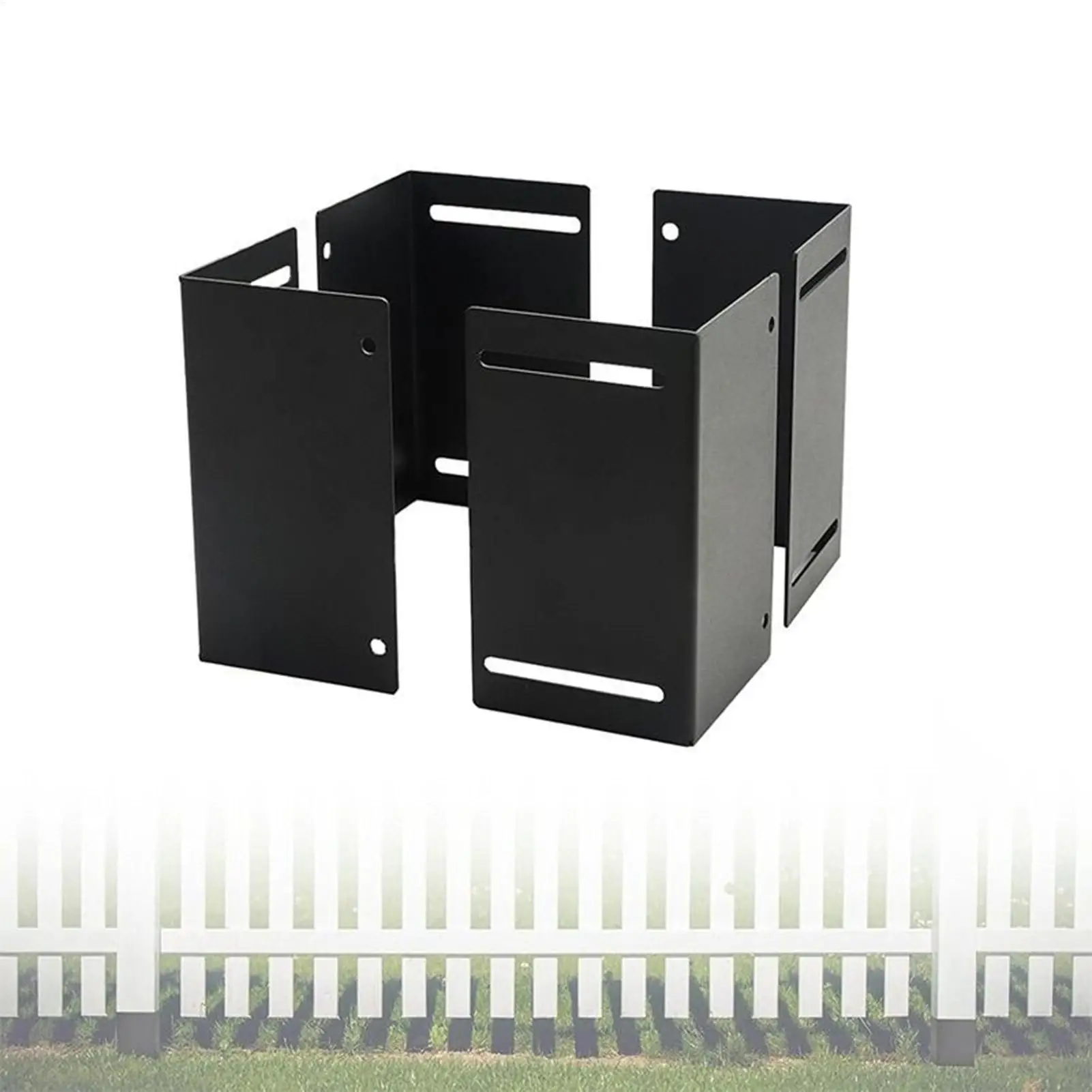 

Post Brackets Adjustable Metal Holder Heavy Duty Concrete Post Bracket With Screws For Deck Railing Mailbox Support Wood Fence