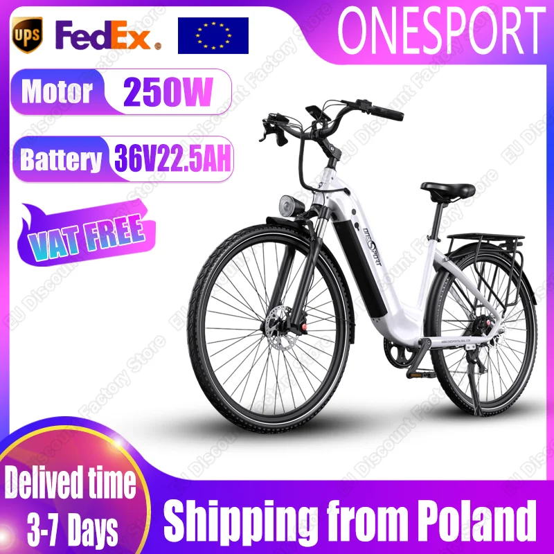 Onesport OT05 PRO Bici Elettrica Per Adulti 250W Motore Brushless 36V22.5Ah Batteria Bicicletta Elettrica 27.5 pollici Pneumatico Montagna E-Bike
