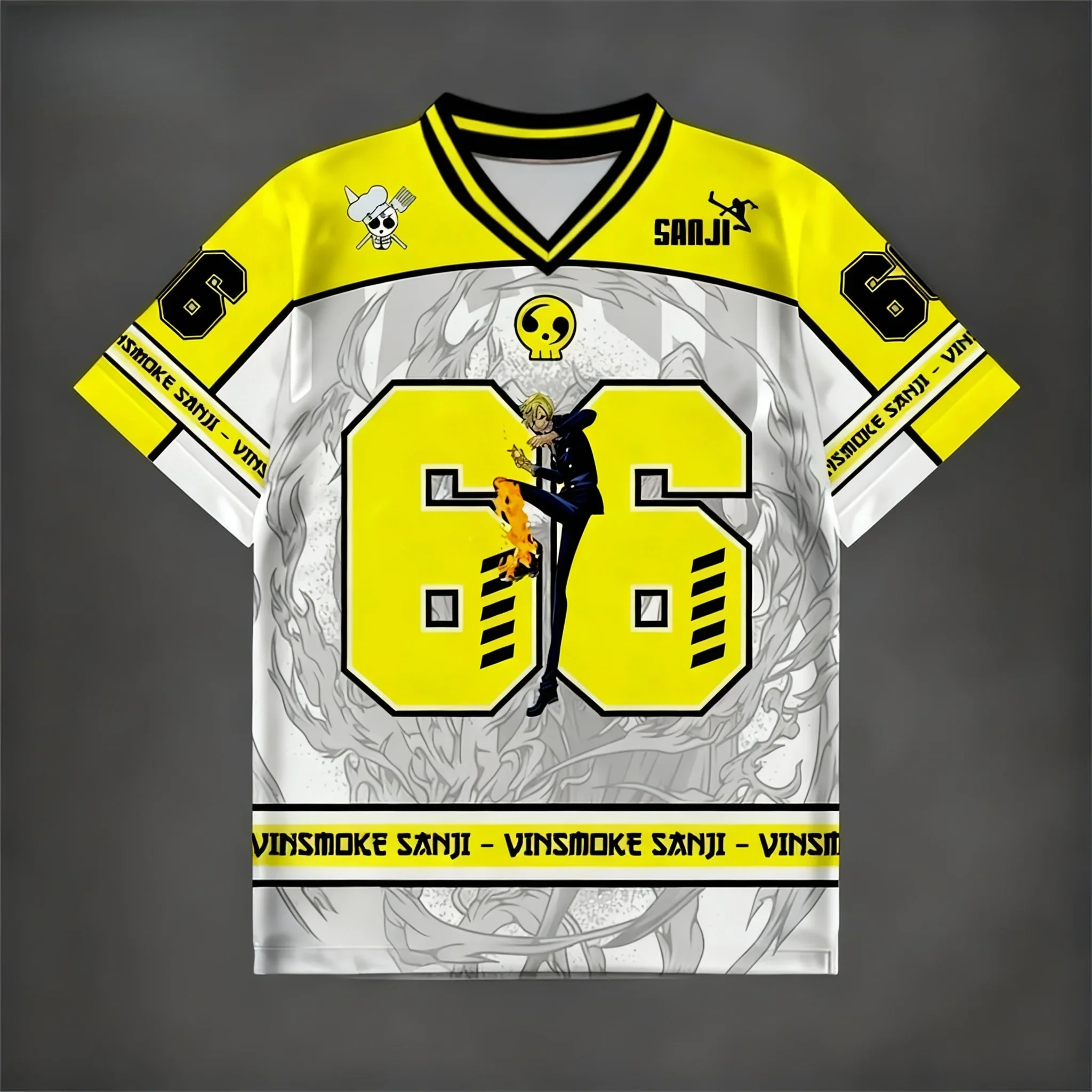 반다이 원피스 애니메이션 3D 프린트 달콤하고 시원한 스트리트 여름 티셔츠 초대형 남녀 공용 성인용 탑 신상