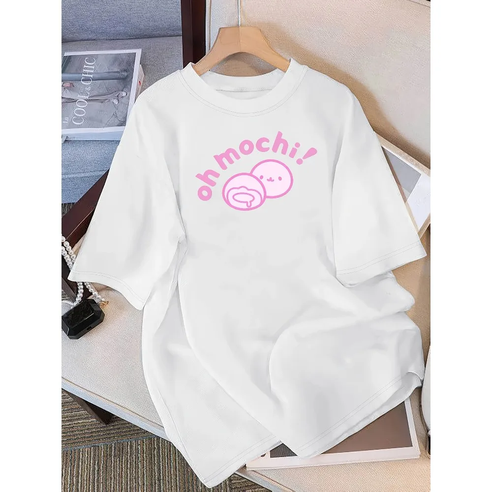 Kaos Grafis Wanita Harajuku Lengan Pendek Kasual Pakaian Atasan Jalanan Kaos Estetis Pakaian Y2K Streetwear