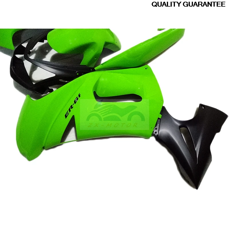 Motorcycle Fairings Kits Set For Kawasaki Ninja 650R ER6F 06-08 Green Black fairing Ninja 650R 2006 2007 2008 HJ43 - view 5