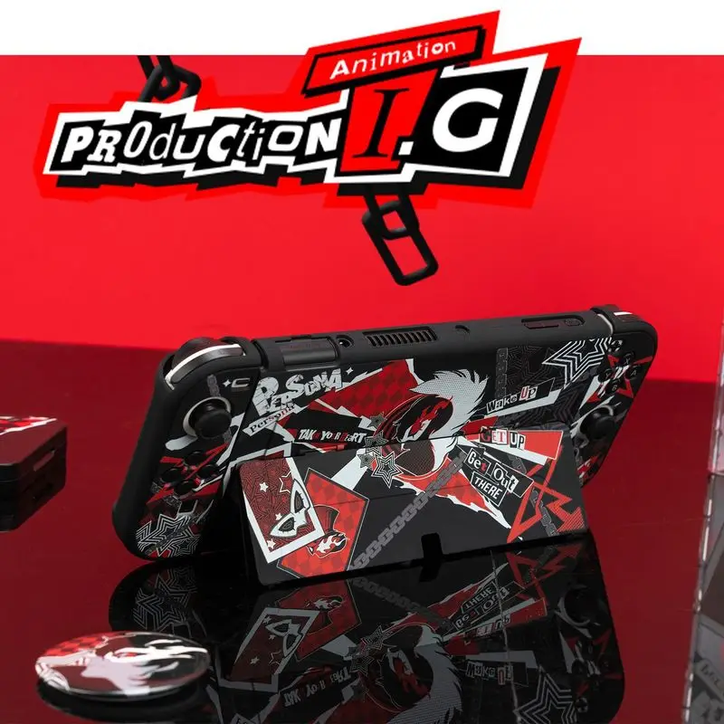 Switcholed Persona 5 حافظة واقية وحدة التحكم في الألعاب حقيبة التخزين P5 ملحقات محيطية محدودة مقبض منفصل حافظة واقية #3
