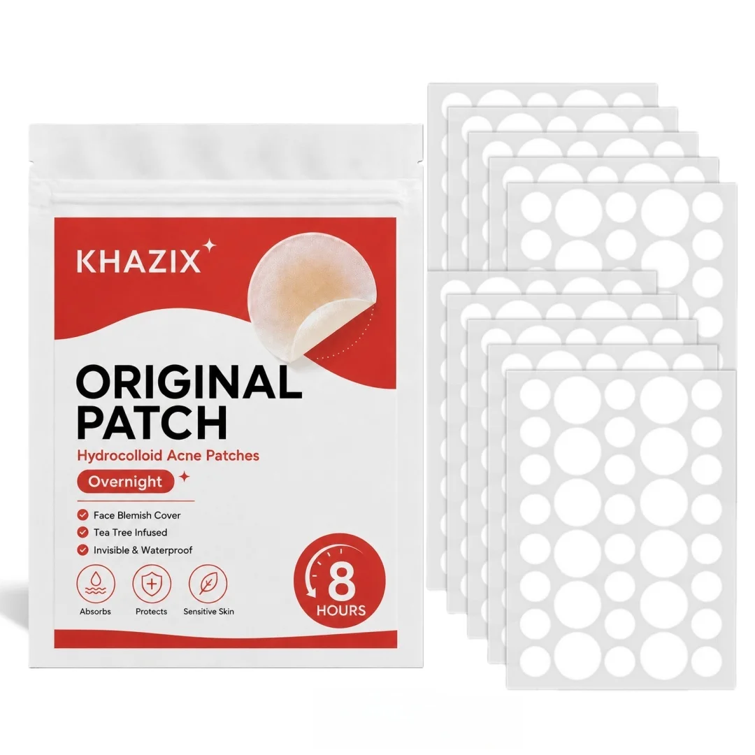144/360pcs Hydrocolloid Acne Patches, Spot Cover Pimple Patch, Invisible Healing, Tea Tree Infused, For Acne Care Teens Adults