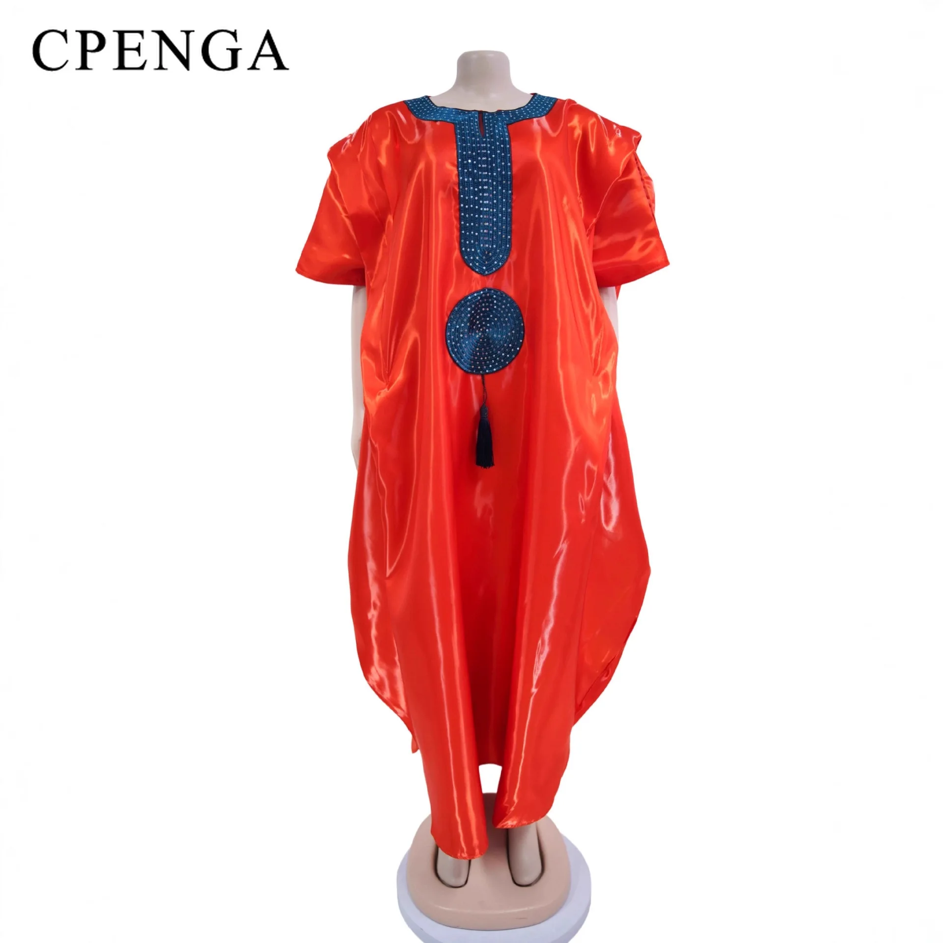 فستان ماكسي أفريقي مقاس كبير للنساء رداء قفطان تقليدي رمضان عباية إسلامية تركيا فساتين نسائية فاخرة أنيقة 2025 #4