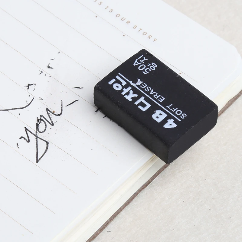 5 Buah Penghapus Pensil 4B Karet Lembut untuk Hadiah Pembibitan Kantor Sekolah Menulis Gambar