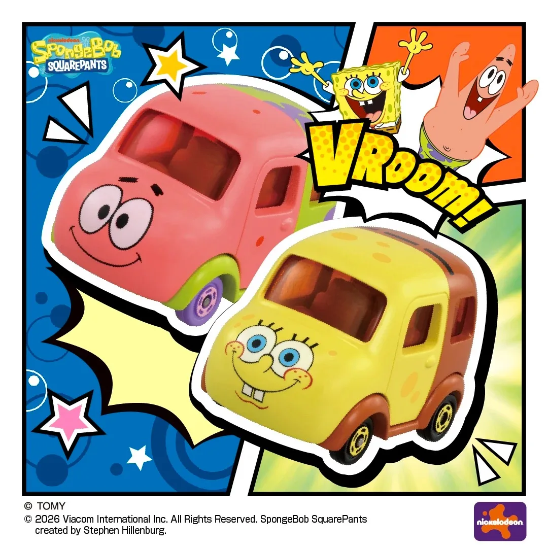 

Takara Tomy Dream Tomica 165 Spongebob Squarepants Alloy Diecast Car Model Collectible Toy For Collection Enthusiasts