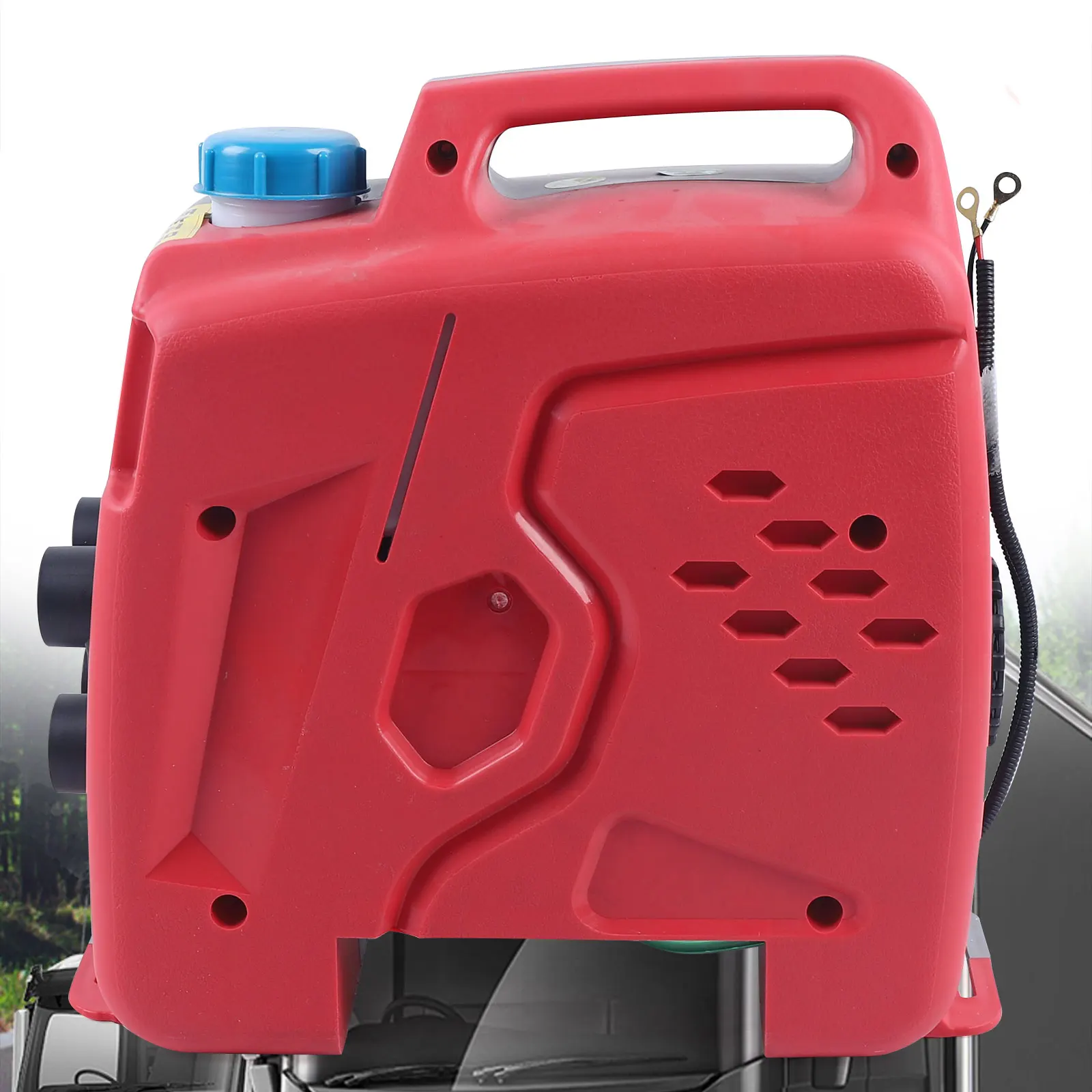 12V Red Diesel Air Parking Heater Fits Fit Car SUV Bus Truck ABS Rapid Heating All In One 5.5kw