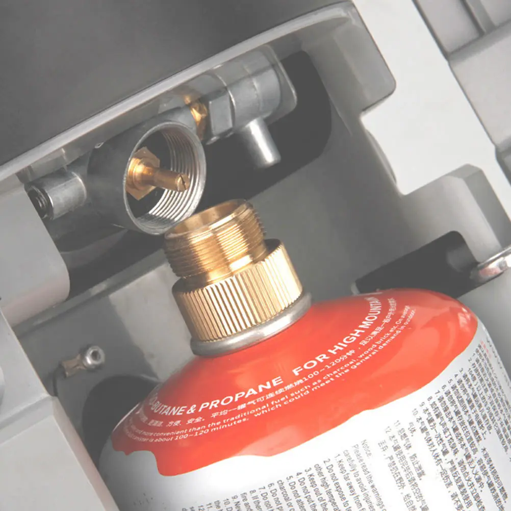 

Universal Propane Gas Tank Adapter Copper Safety Valve Outdoor Camping Stove Output Gas Tank Adapter Valve