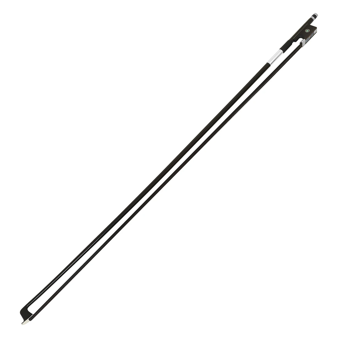 M MBAT Carbon Fiber Violin Bow Black Carbon Bow 4/4 Violin Bow Ebony Black Horsehair Carbon Fiber Rod For Practice And Concerts - view 3