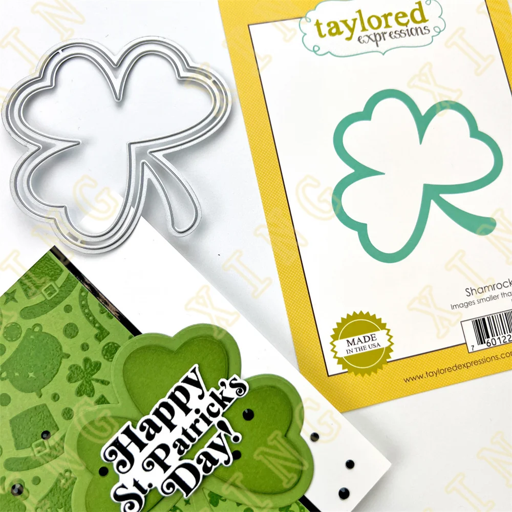 Shamrock Shaker New Arrival Metal Cutting Dies Scrapbook Diary Decoration Stencil Embossing Template Diy Greeting Card Handmade