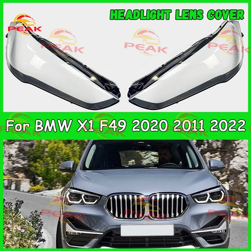 

For BMW X1 F49 2020 2011 2022 Car Headlight Cover cap Headlamp Shade Head Lamp headlight lamp cover automobil parts accessori