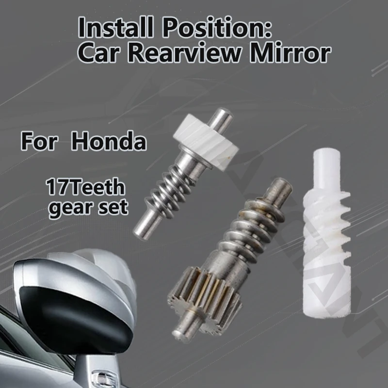 

For Honda CR-V MK4(European/US)/HR-V/BR-V Car Power folding side view mirror Actuator internal 17T gears assemblies repair kit