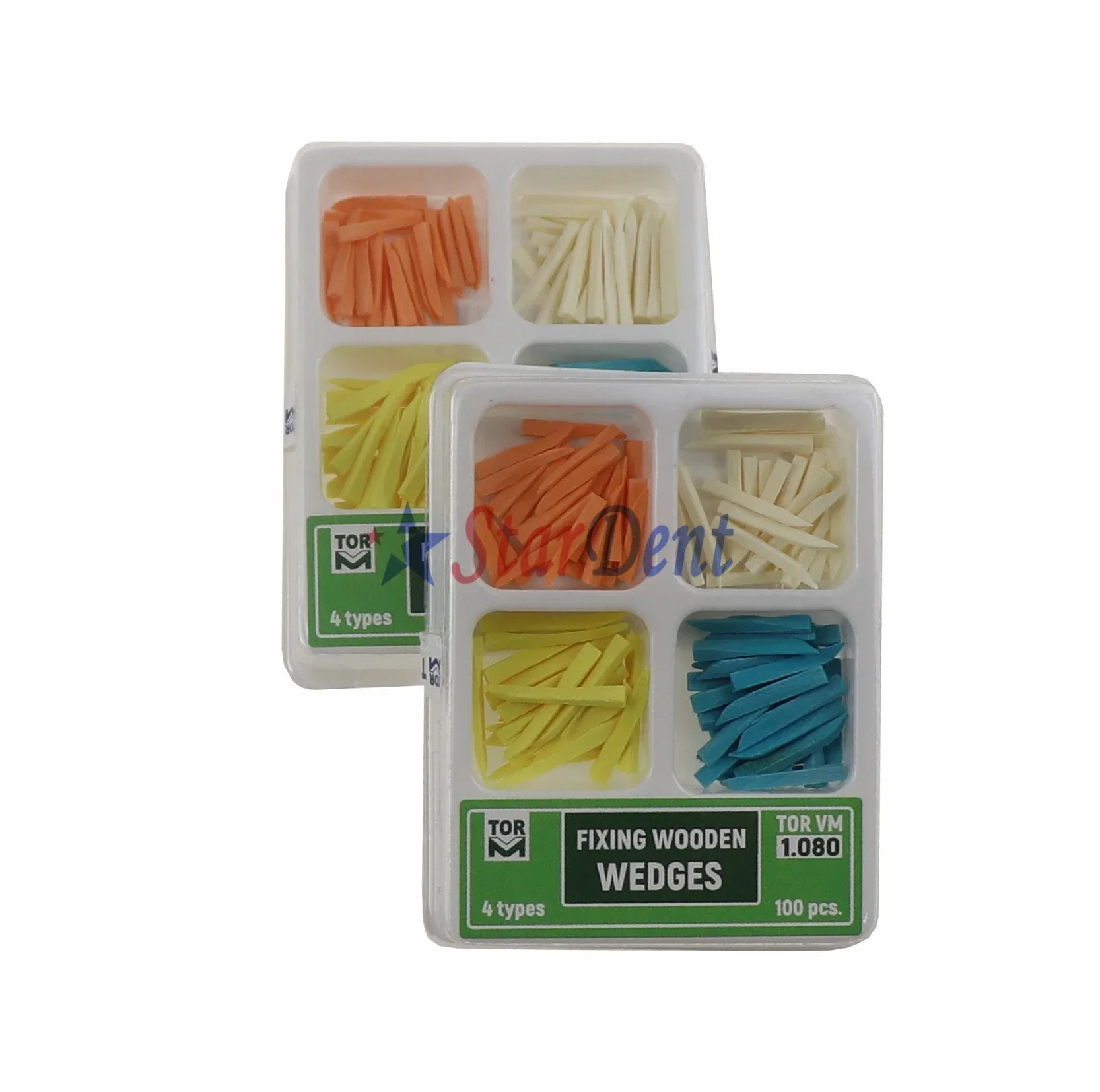 

Colorful Woodens Wedges Dentals Teeth Wedges Disposables Fixings Wedges For Restorations