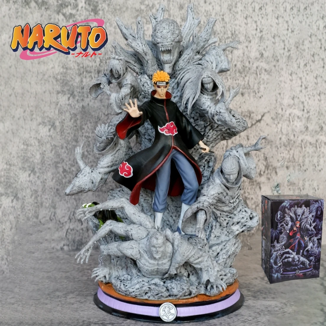 

26.5cm Pain Figures Cartoon Naruto Anime Figure Pain Model Pvc Statue Figurine Doll Collection Car Decotation Children Toy Gifts