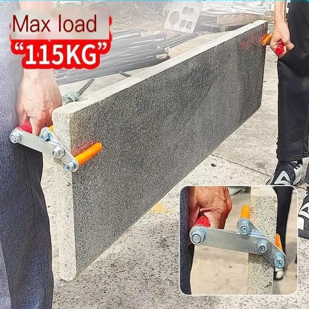 New Slab and Glass Handling Tool Max.Load 115 kg Multi-Functional Double Hand Lifting Fixture Plate Lifter Manual Lifting Clamps