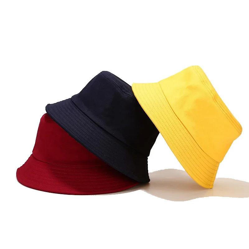 1 pure cotton bucket hat light board basin hat sun hat embroidery  outdoor sunscreen big edge sun hat female Korean version