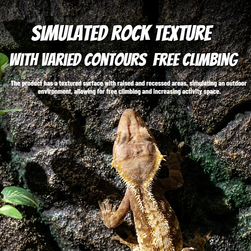 Climbing pet three-dimensional landscaping background board, reptile feeding tank, feeding box, rainforest tank, imitation rock