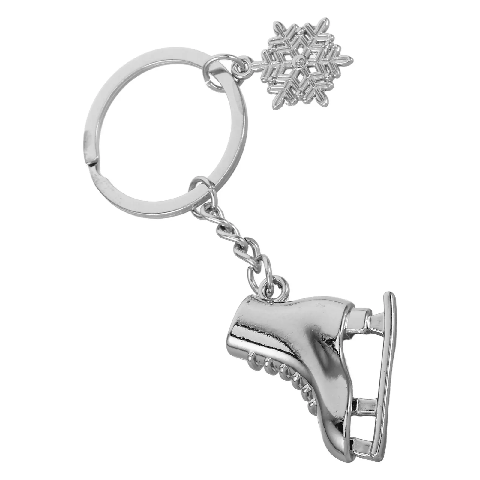 

Реалистичный металлический миниатюрный брелок-конькобежец для любителей фигурного катания и хоккея, аксессуар для конькобежников, подвеска на ключи