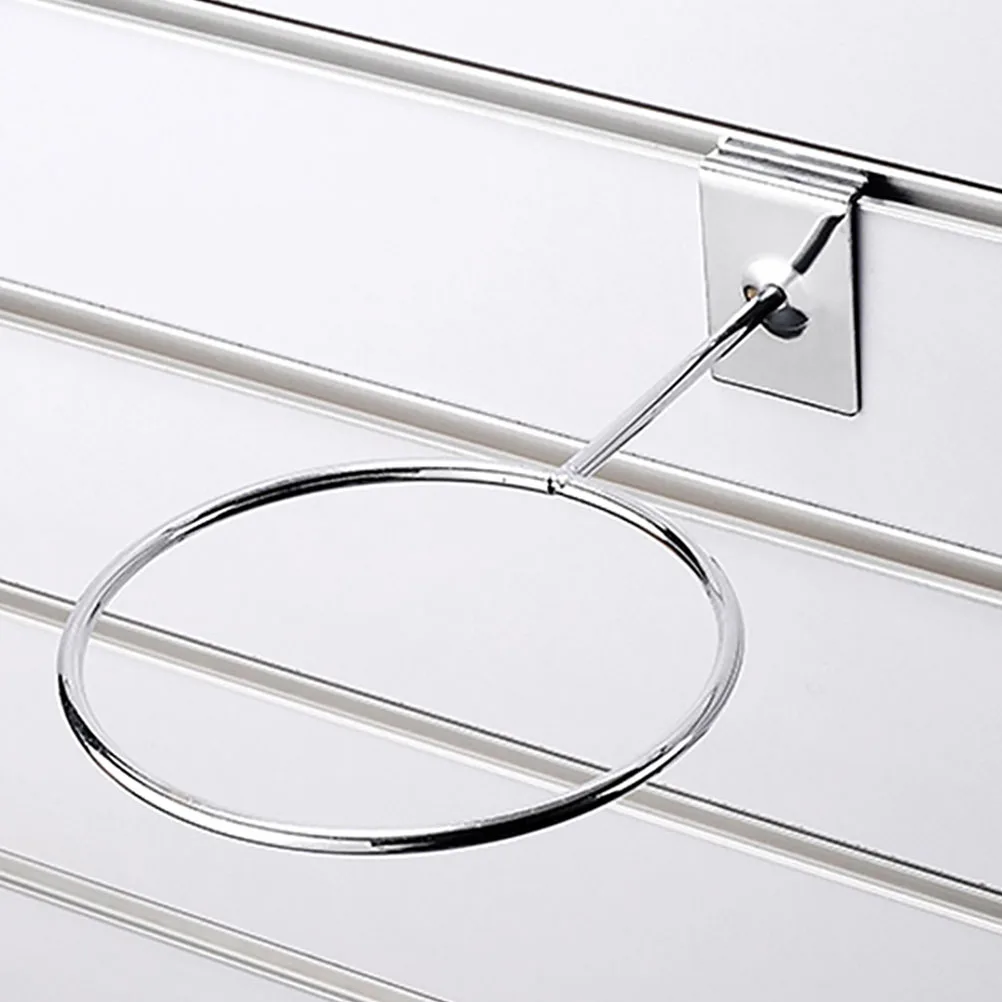 

4pcs Slat Wall Ball Mount Display Holder For Hats Sports Balls Durable Iron Basketball Football Volleyball Storage