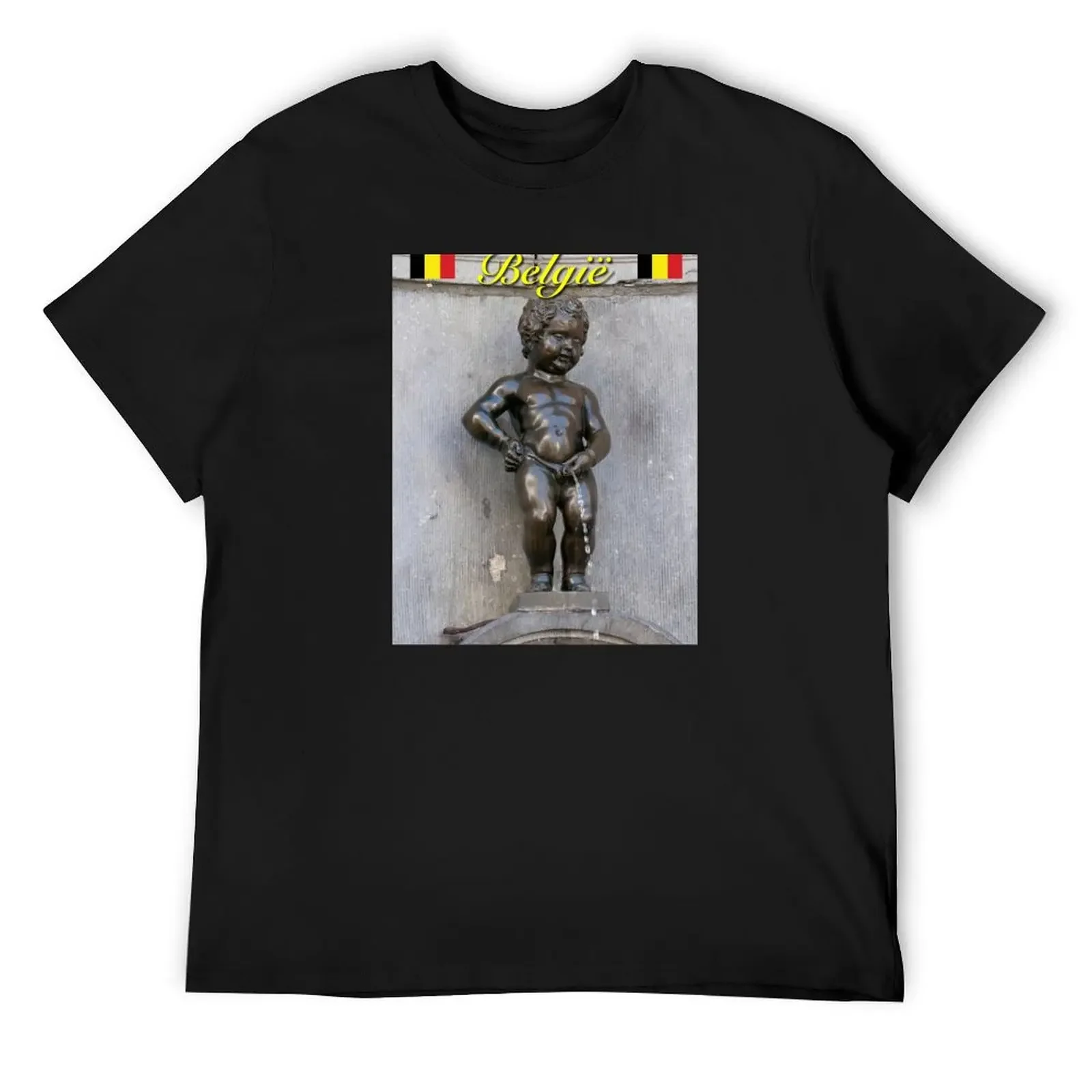 

Belgi Manneken Pis - Pro Photo T-Shirt animal prinfor boys man clothes sports fans oversizeds fitted t shirts for men