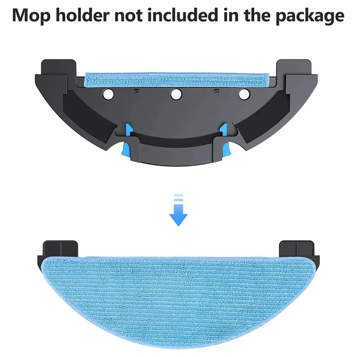 Paño de mopa para aspiradora doméstica Tikom L9000, accesorios para Lubluelu SL60D SL61 y SG60, Laresar L6 Nex, 10 piezas
