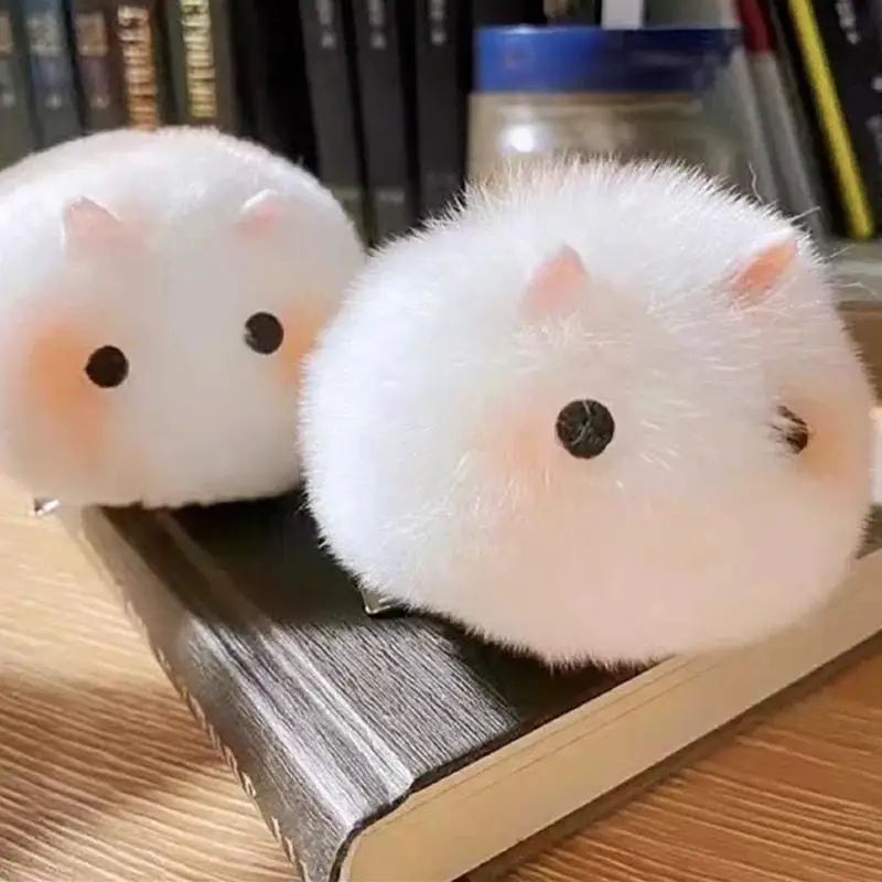 1 Stück niedliche, flauschige Plüsch-Haarspangen mit Hasenmotiv, weiche Haptik, für Mädchen, für den täglichen Gebrauch, Party, Cosplay, kleine Geschenke – Detail 6