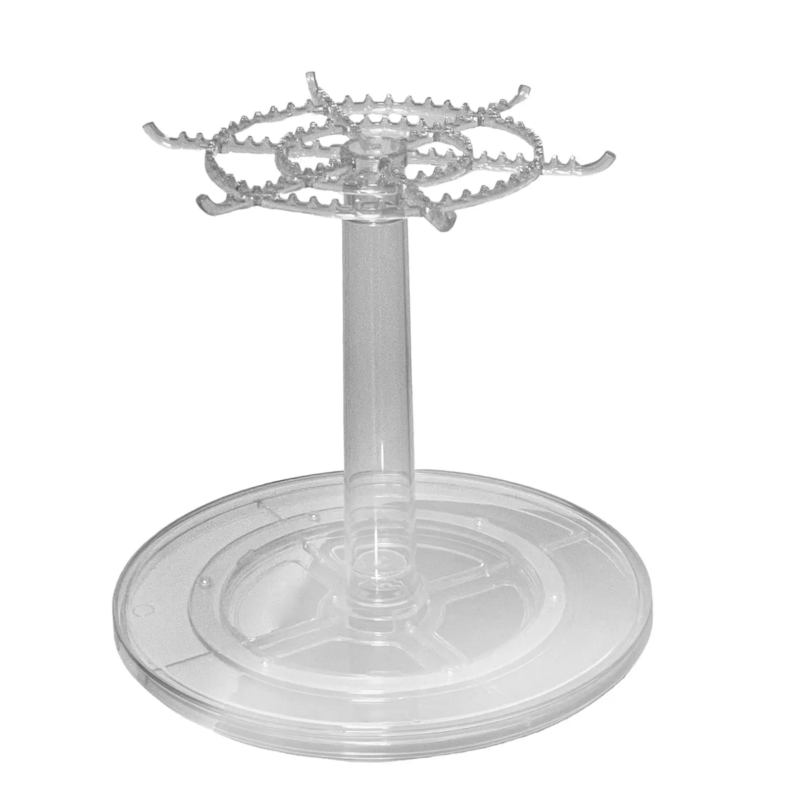 Display Stand for Plush Dolls, 360° Rotating Desktop Transparent Display Rack, Action Figures Storage Stand, Plush Toys Hanger