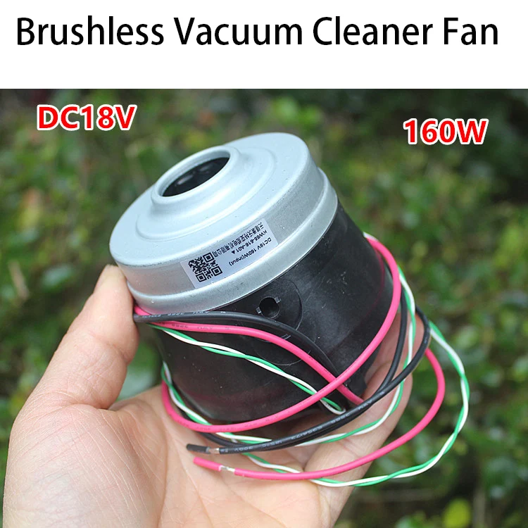 DC 16.8V 18V 18.5V 160W BLDC Ultra-High Speed Power Brushless Motor Turbo Fan with Driver for Vacuum Cleaner Sweeper Robot