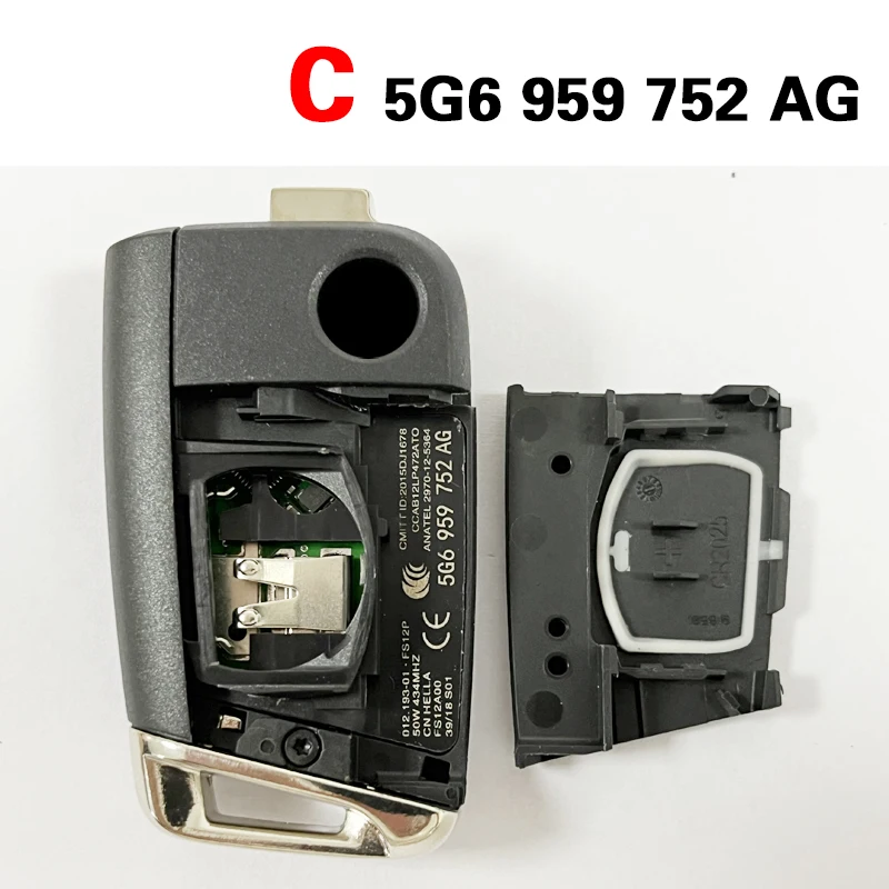 CN008112 Original 3 Button 434 MHz 5M Chip  MLB Key for Audi A8 2017-2021 Smart Key Remote FCC ID 4N0 959 754 DR Keyless Go