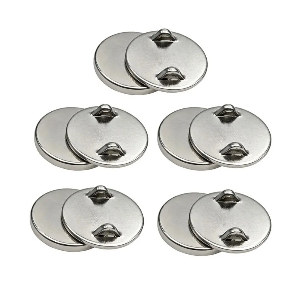 4Pairs Magnetic Brooch To Fridge Magnet Converter Brooch to Fridge Magnet DIY Accessories Badge Magnetic Conversion Kit