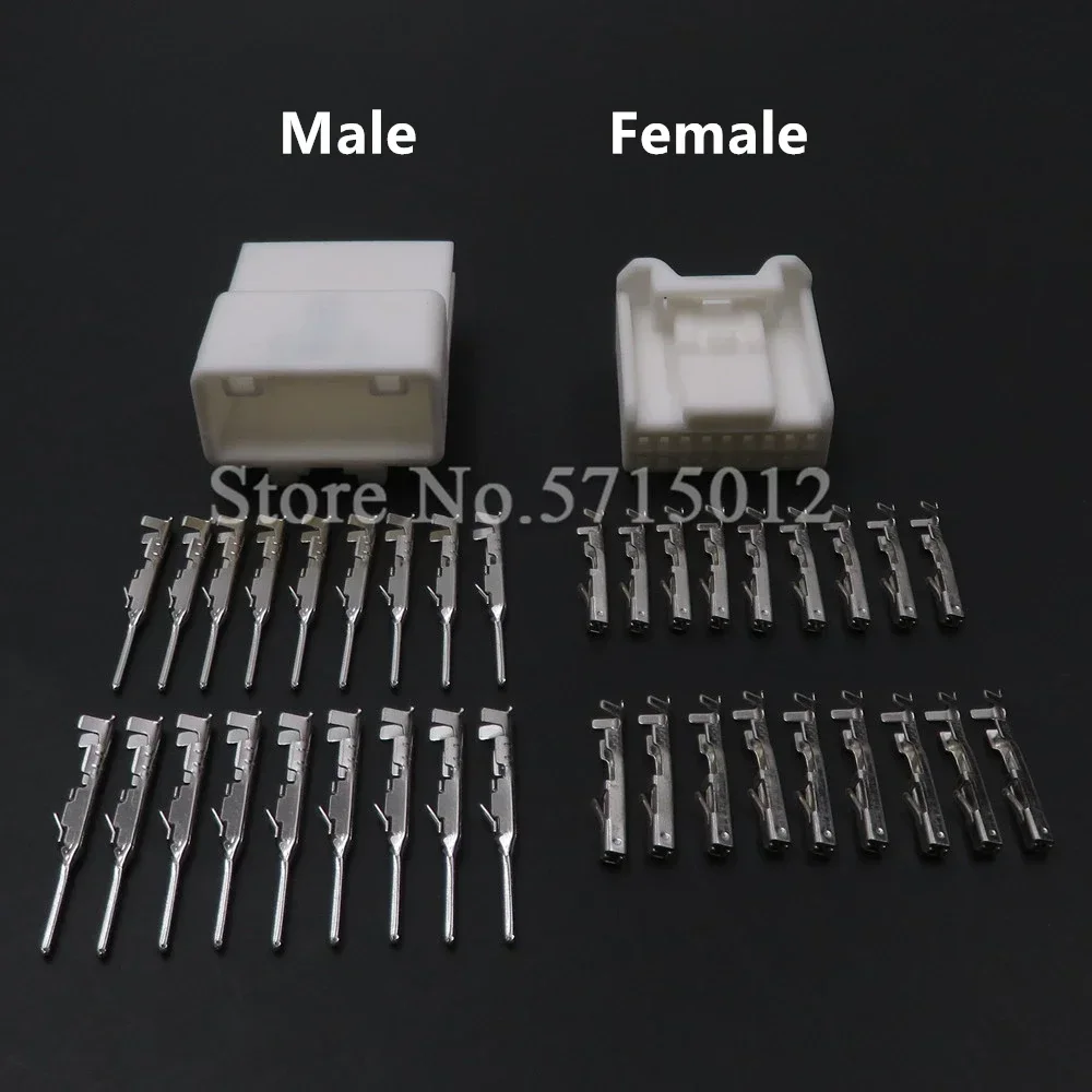18 Hole Automotive Electrical Connector 90980-12412 90980-12411 Car Socket With Terminal