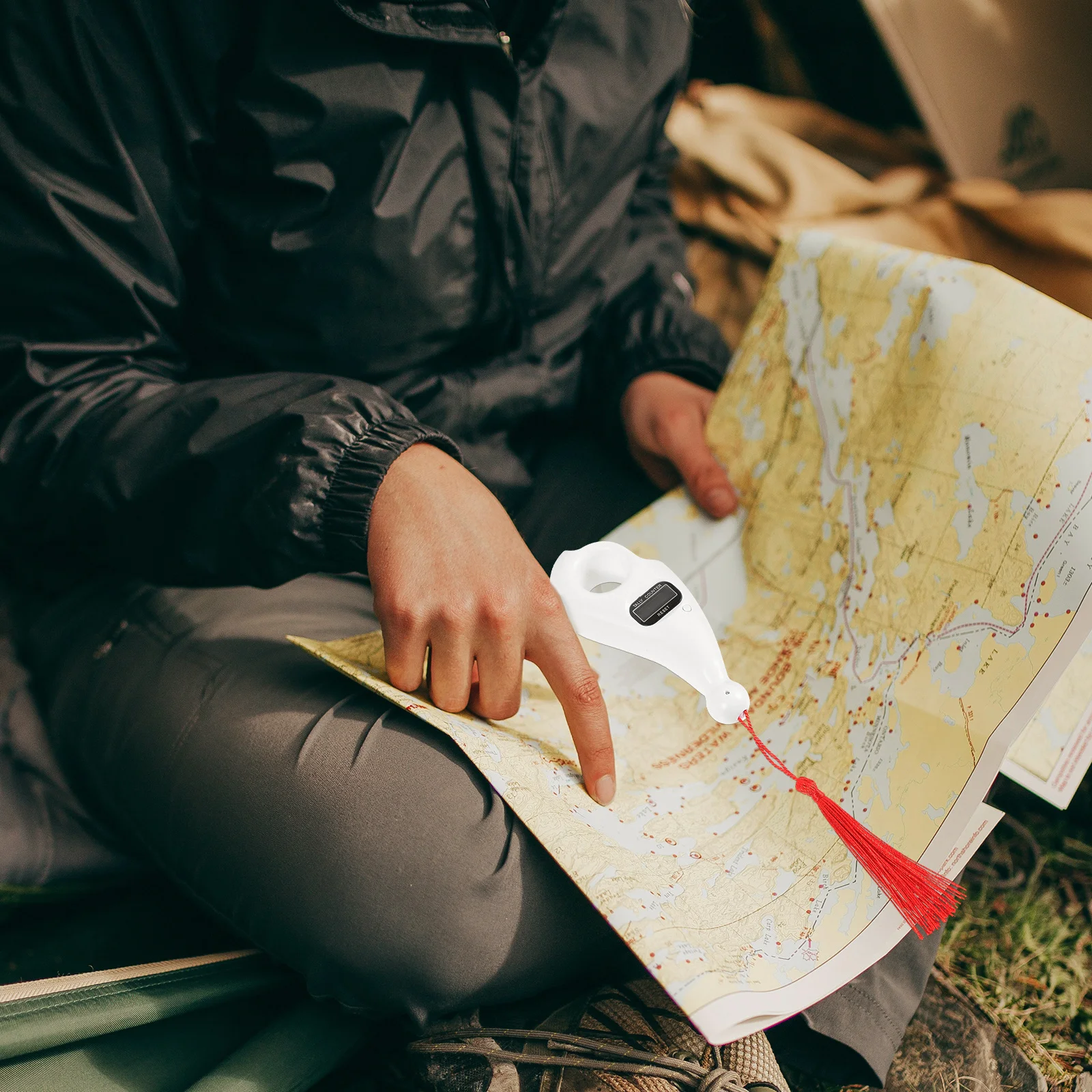 Digital Beads Counter Handheld Portable Rotating Dial Counting Device Simple Bead Counter for Daily Use Chanting Electric Screen