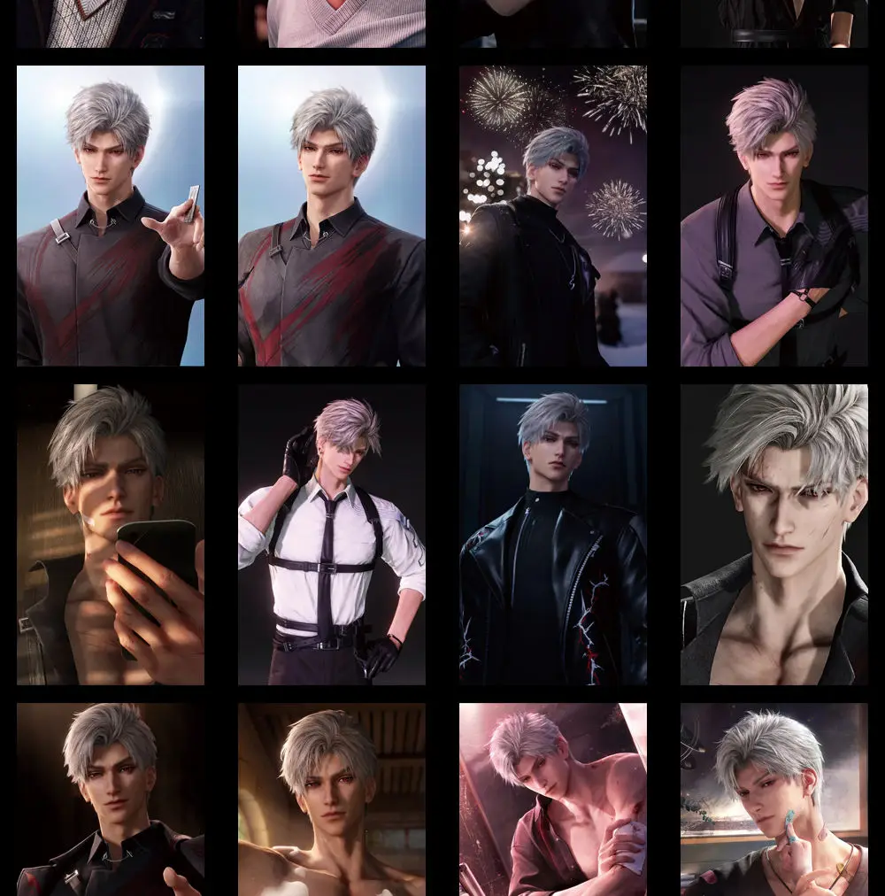 100 шт., аниме «Любовь и глубокое пространство», Силус Рафейэль, лазерная ломо-карта, фотокарточка HD, маленький альбом, фотокарточки для фанатов, коллекция открыток