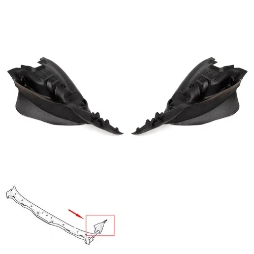 Windshield Cowl Side Wiper Base Cover Fit For BMW 5 Series E39 1995-2003 Compatible PN 51718193201 51718193202