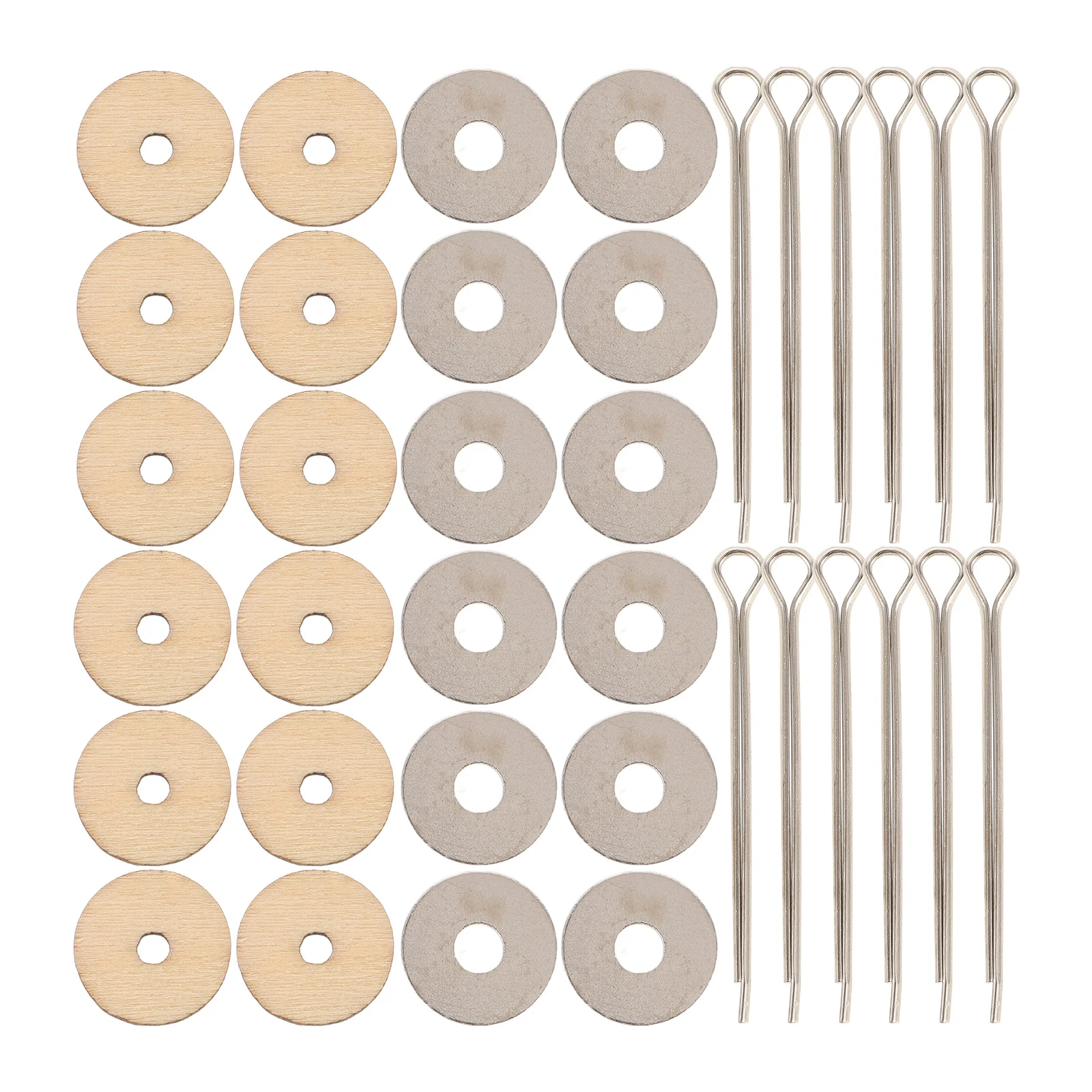 

20 Sets Wooden Joint Accessories Making Animal Joints Bear Toy Bamboo Supplies Diy