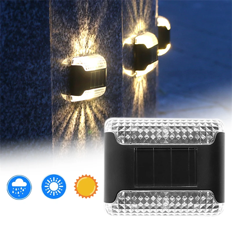 

Solar Wall Lamp Outdoor Waterproof Solar Powered Light UP and Down Illuminate Home Garden Yard Decoration Outside Sunlights