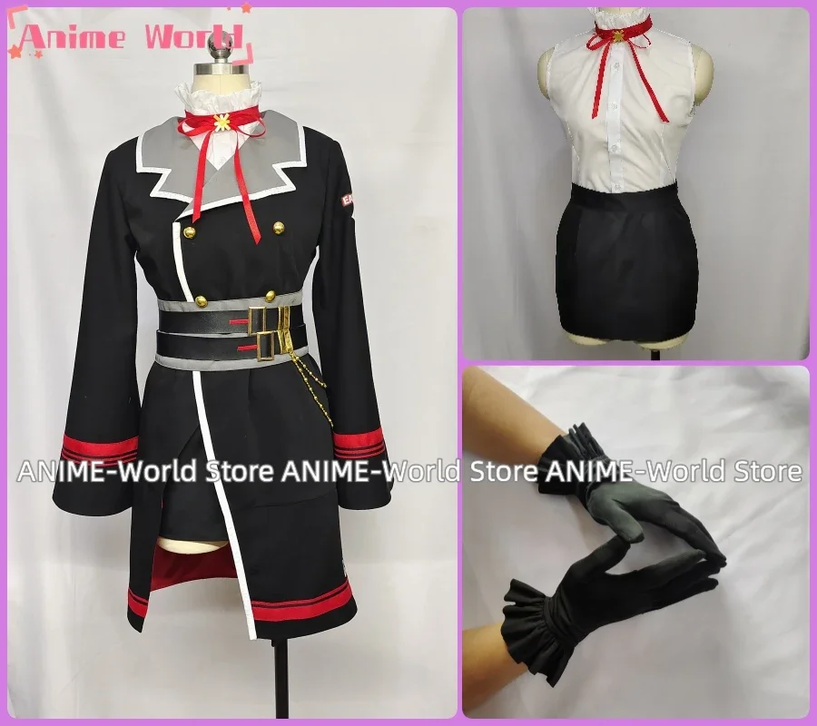 《Custom size》 Wanibuchi Akari Cosplay Women Costume Anime Game Adult Halloween Wig