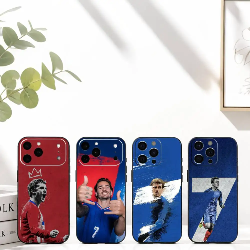 F-Football star A-Antoine Griezmann Phone Case Silicone Soft For IPhone 17 16 15 14 13 12 11 X XR Plus Pro Max Plus