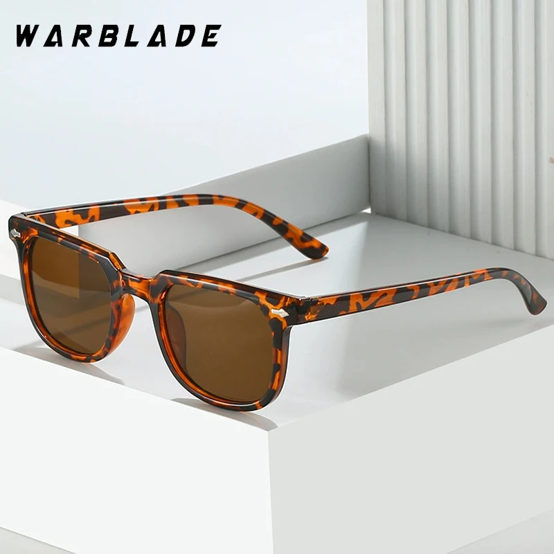 

Classic Rivets Decorate Square Frame Women Sunglasses Retro Brand Design Men Sunglass Fishing Sports Shade Eyewear Lentes UV400