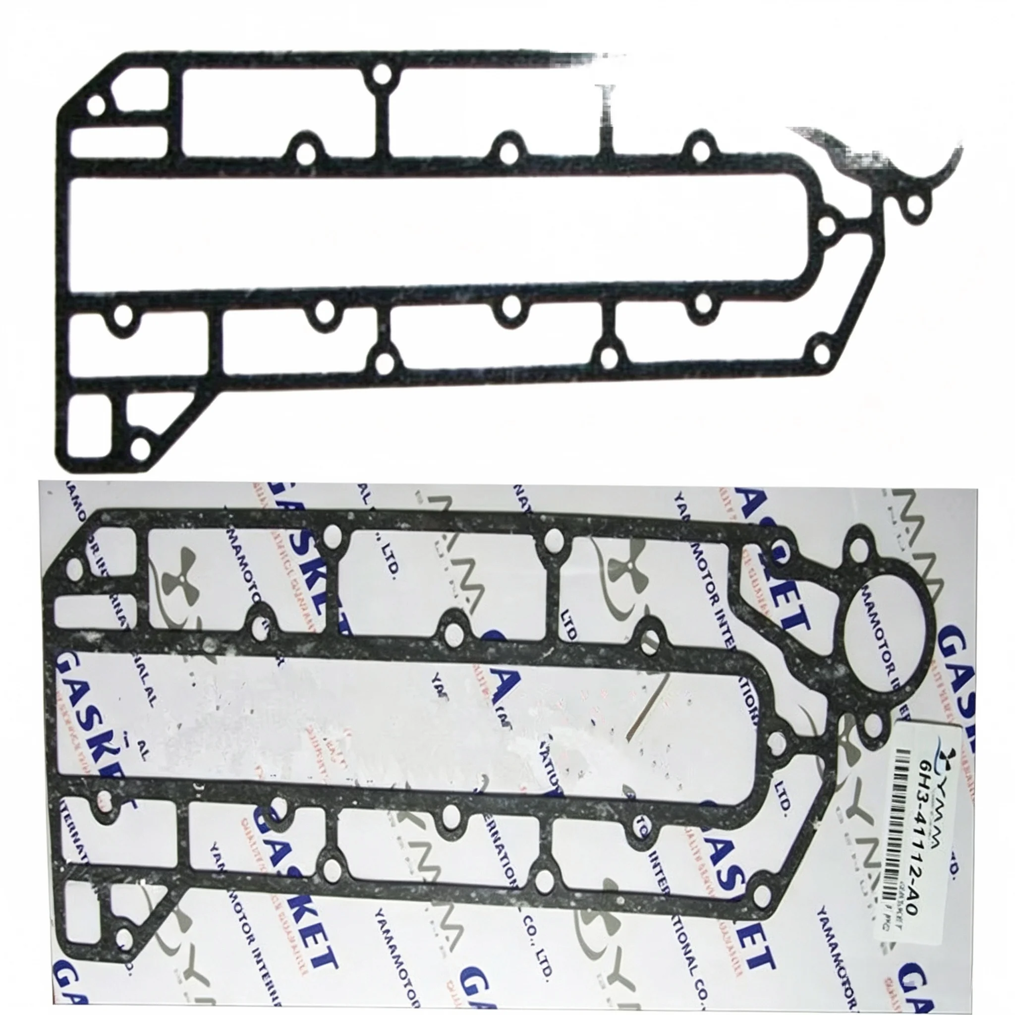 Exhaust Gasket FOR Yamaha 60HP Outboard Motor Marine Engine Accessories Replacement Part 6H3-41112 6H3-41114
