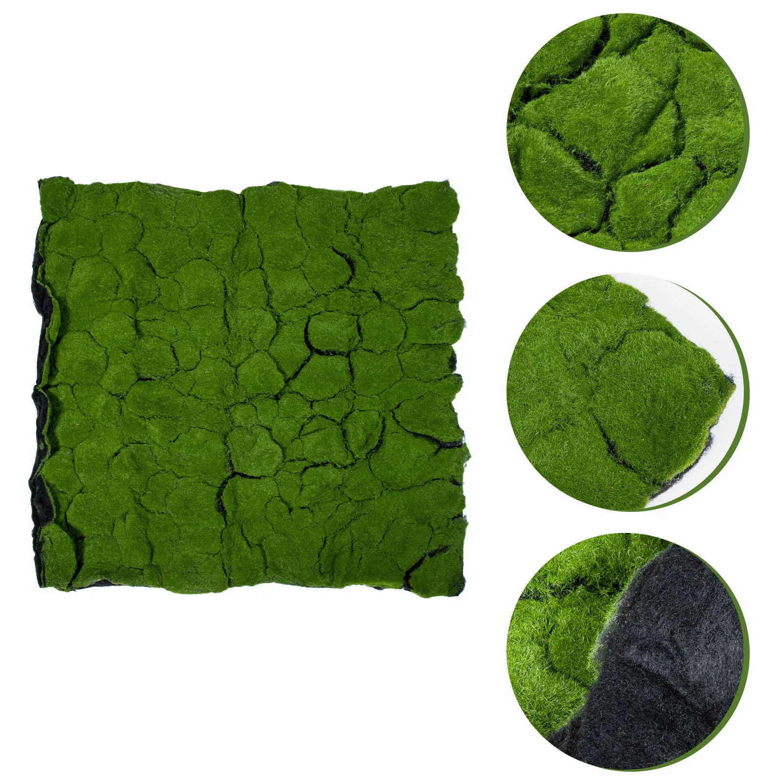 

Artificial Grass Turf Fake Moss Rug Outdoor Carpet Sturdy Simulated Grass Mat Realistic Moss Lawn Garden Landscape Decor