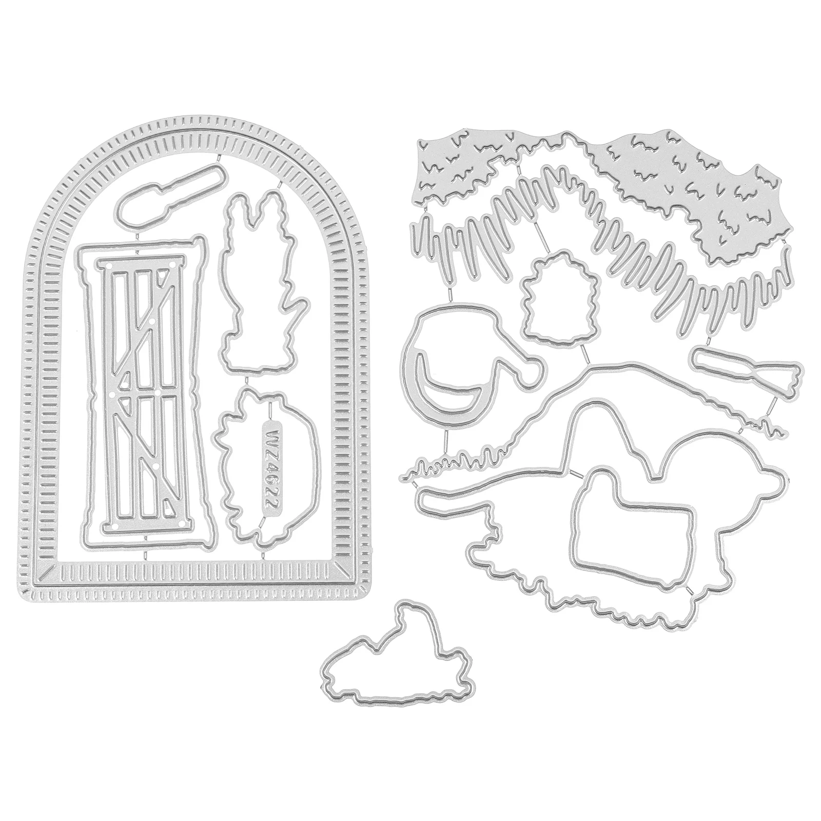 1 Set Metal Cutting Stencil Templates Scrapbooking Craft Tools For Card Making Embossing Album Paper Background Decor Die Cuts