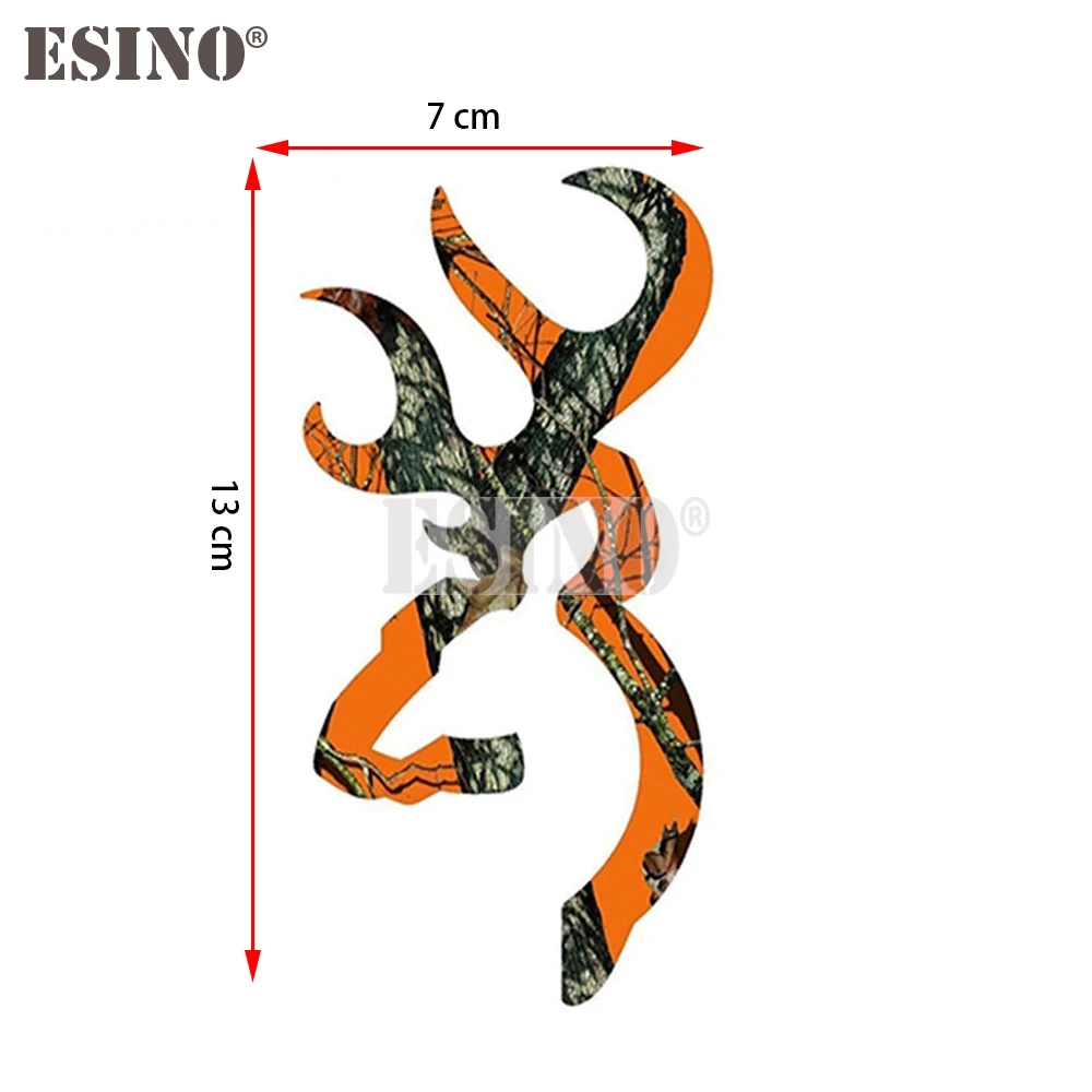 New Creative Funny Colorful Lucky Deer Head Decorative Sticker Cartoon PVC Decal Waterproof Car Body Pattern Vinyl