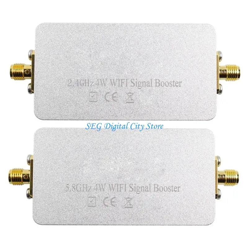 U75B 효율적인 4W 무선 신호 부스터 2.4/5.8Ghz 신호 증폭기 WiFi 적용 범위 확장을 위한 인터넷 강화기