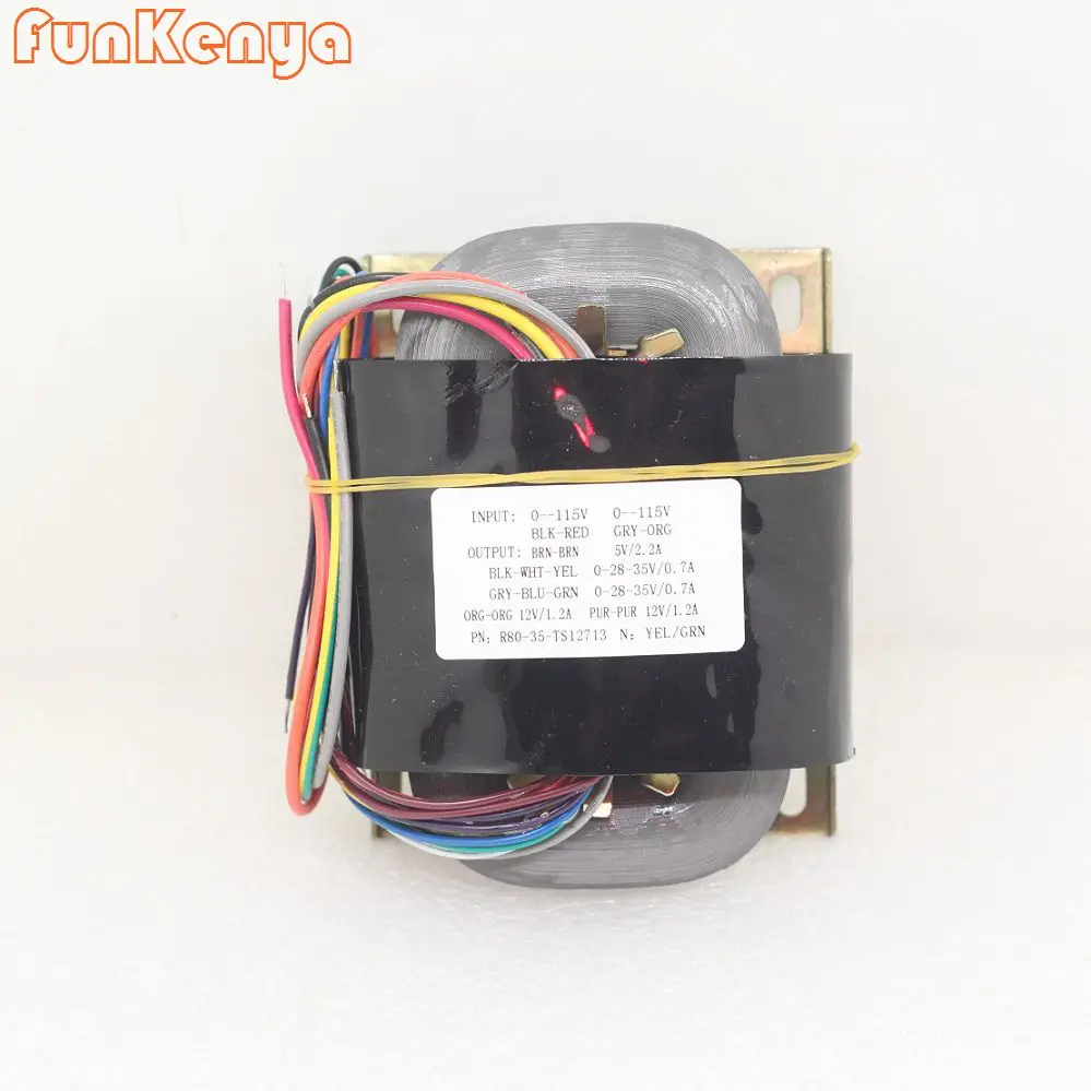 DIY R Core Amplifier Transformer 100W Hifi Preamp Amp Dual 0-28V-35V, 0-5V ,Dual 0-12V