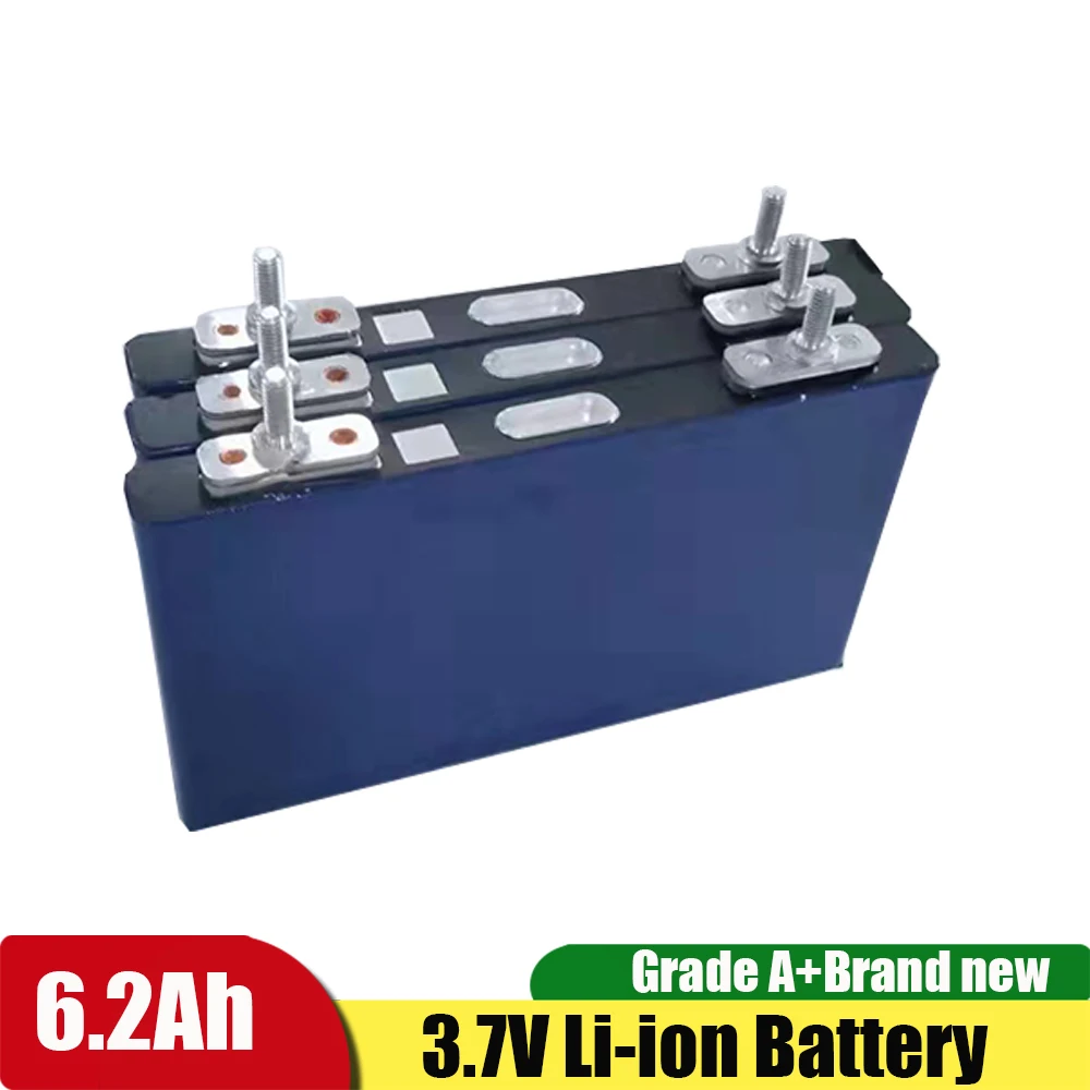 3pcs 3.7V 6AH 6.2AH Lithium Ion Battery 50C 70C High Rate Discharge for 3S 4S 12V Drone Aircraft Car Starting Battery